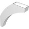 Ekena Millwork 5 1/2-in. W x 28-in. D x 34-in. H Thorton Architectural Grade PVC Knee Brace BRCP055X28X34THR - alternate 3